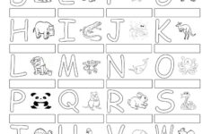 The Animal Alphabet - Poster - English Esl Worksheets For within Alphabet Efl Worksheets