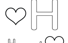 This Is A Cute Letter H Coloring Worksheet. This Would Be A for Letter H Alphabet Worksheets