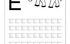 Trace The Letters Worksheets | Letter Tracing Worksheets throughout Alphabet Tracing Letter E