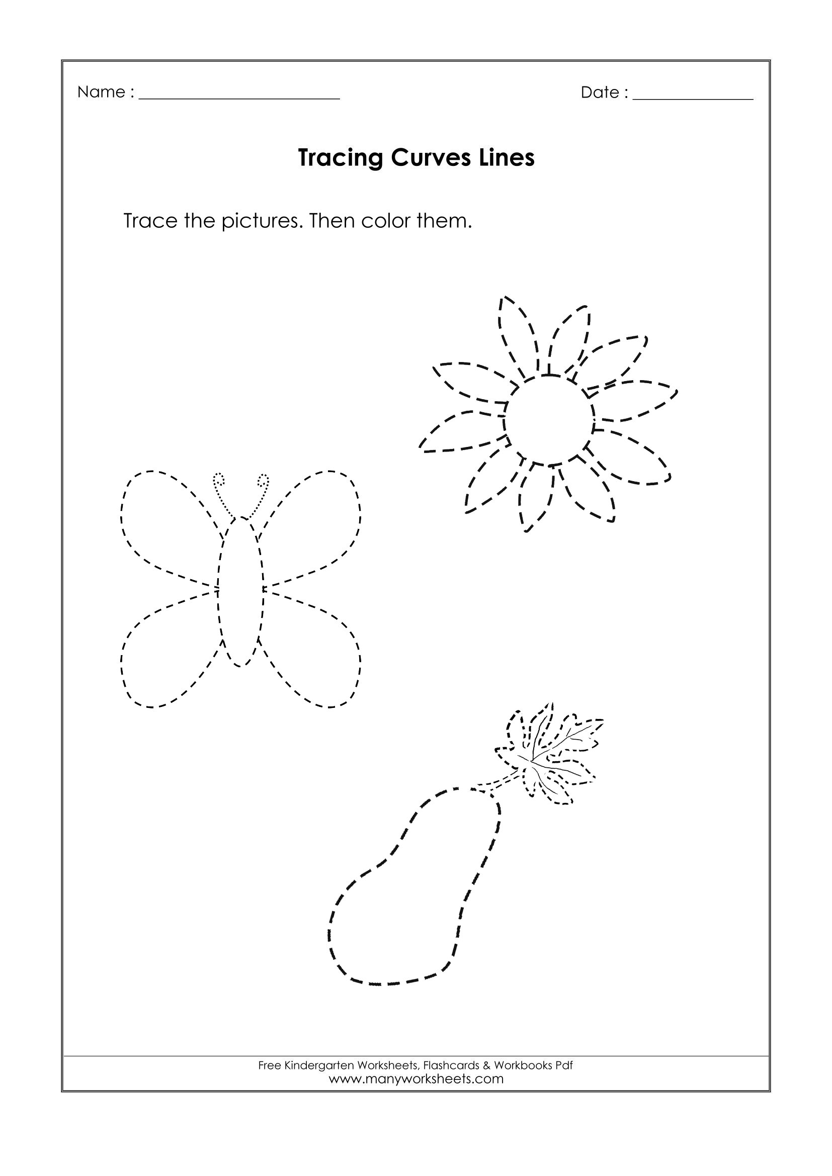 Tracing Lines Worksheets Pdf AlphabetWorksheetsFree