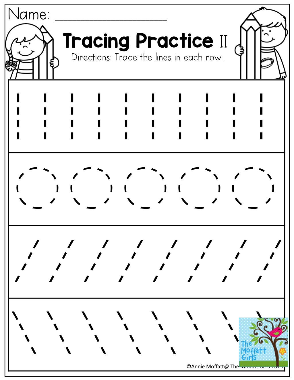 Line Tracing Practice Worksheets AlphabetWorksheetsFree