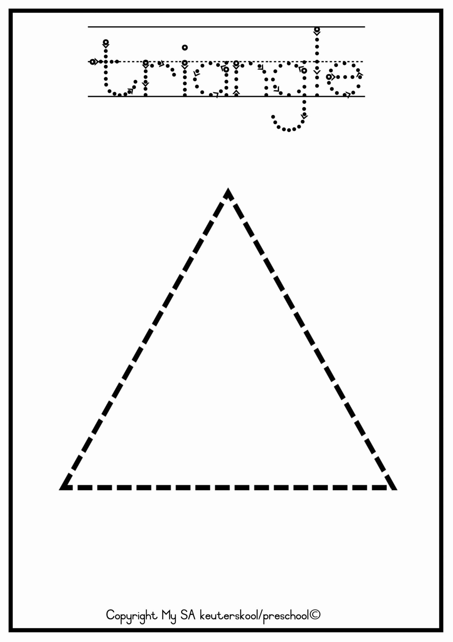 Is It A Triangle Worksheets