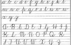 Uppercase And Lowercase Letters Learning | Teaching Cursive