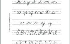 Worksheet ~ Capital Cursive Alphabet To Z Letters View