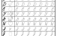 Worksheet ~ Cursive Uppercase Letter Tracing Worksheets