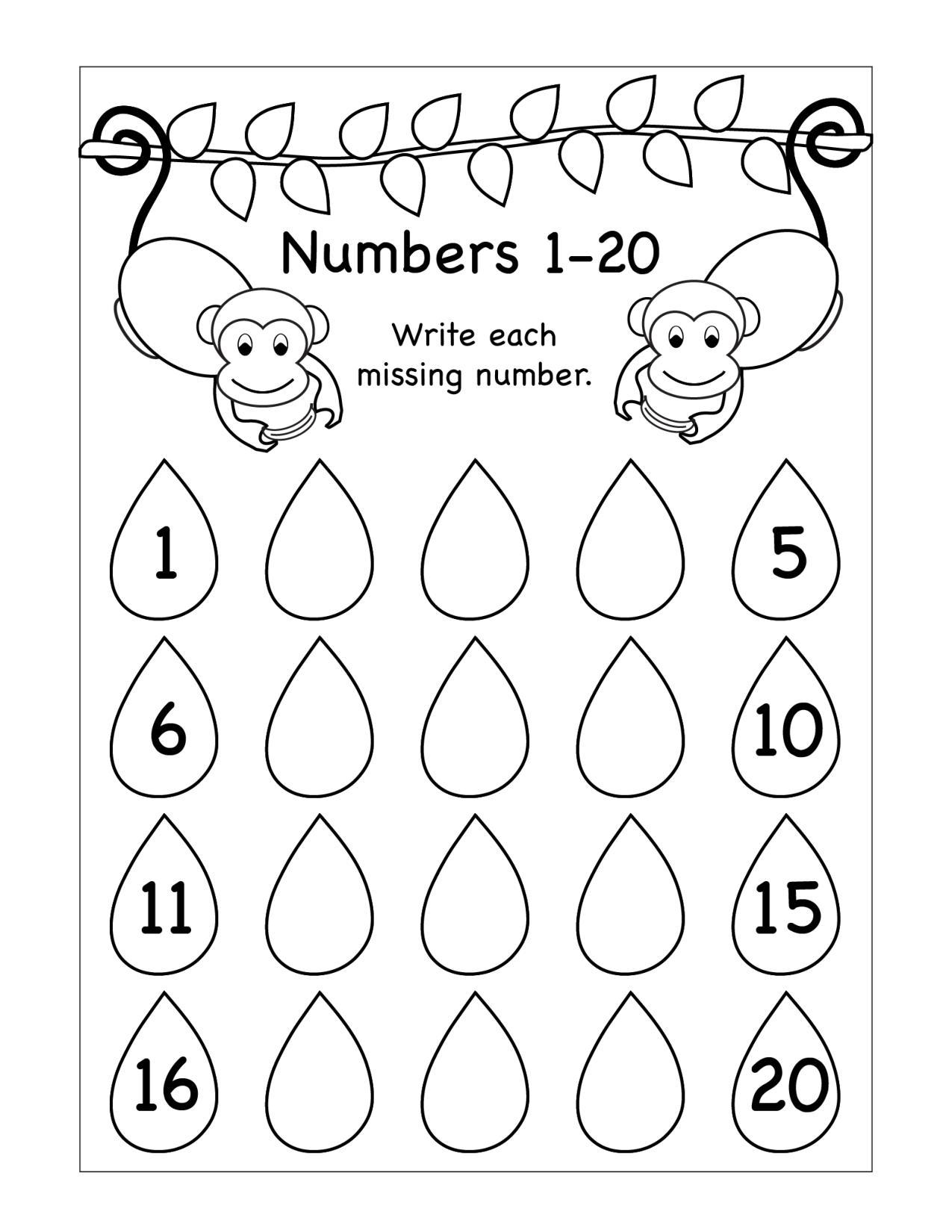 Tracing Numbers 1 10 Worksheets For Preschoolers 