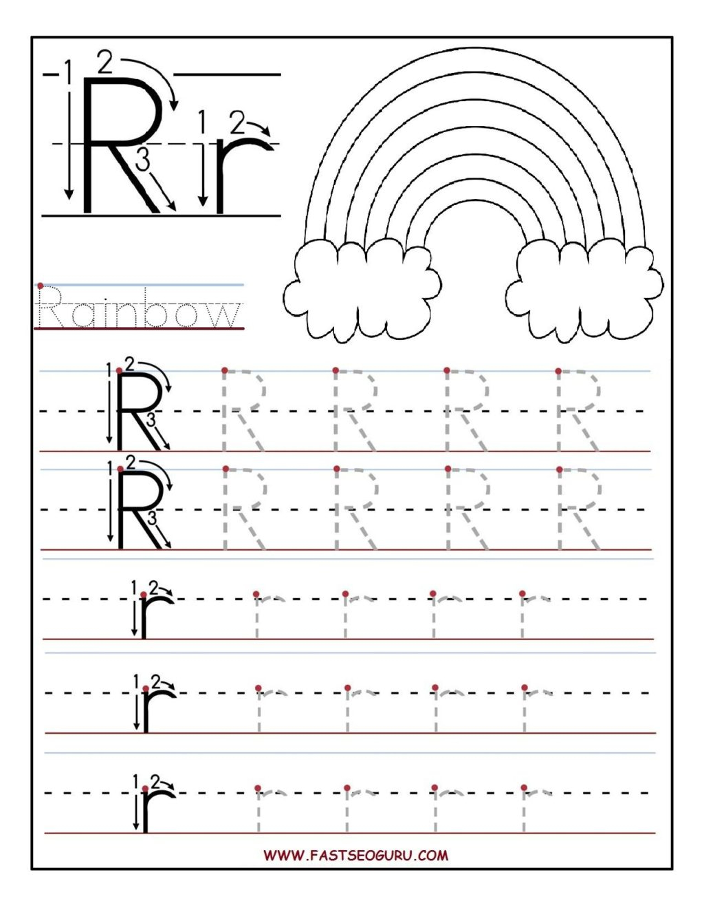 Preschool Letter Tracing Worksheets AlphabetWorksheetsFree