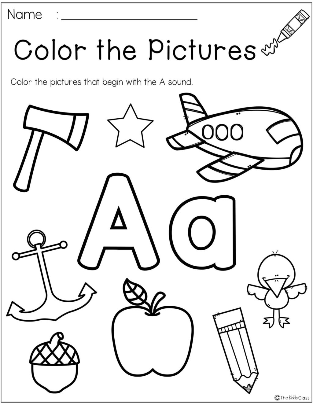 Alphabet Worksheets For Nursery Class AlphabetWorksheetsFree