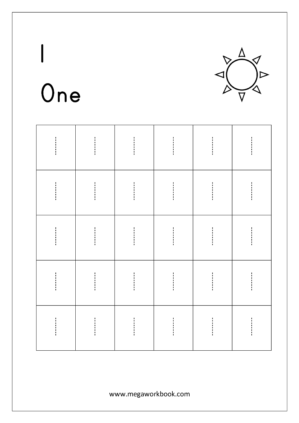 Math Worksheet Number Tracing Worksheet Mummaworld Printable Number 