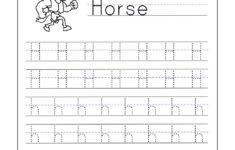 Worksheet ~ Remarkable Free Name Tracing Worksheets Photo for Letter H Tracing Preschool