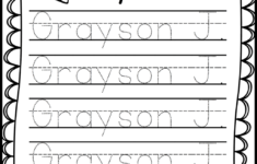 Worksheet ~ Trace My Name Worksheet To Print Worksheets throughout Create A Name Tracing Printables