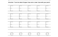 Worksheet ~ Tracing Alphabet Worksheet Free Dotted Line Font for Alphabet Tracing Letter E