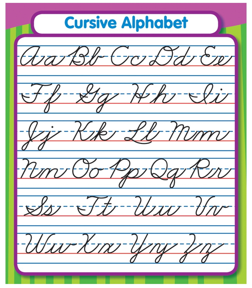 Cursive Alphabet Letters Pdf | AlphabetWorksheetsFree.com