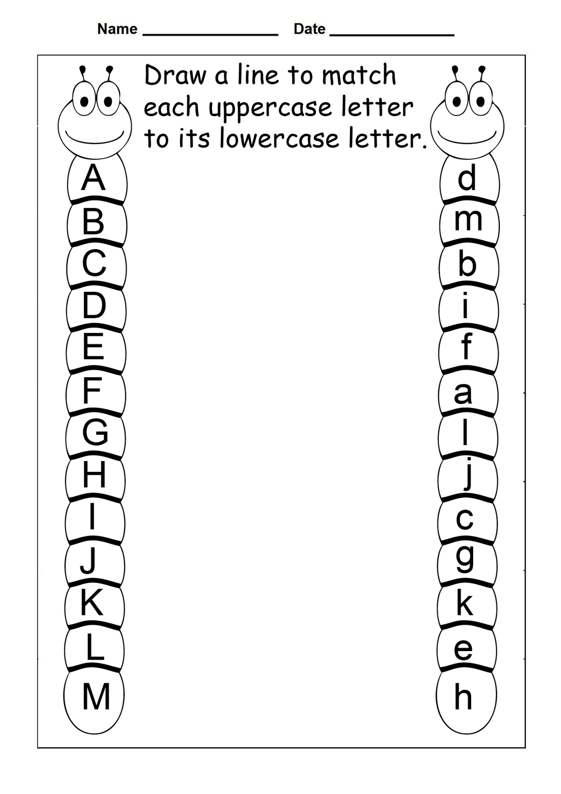 Free Printable Letter Pages For Preschoolers