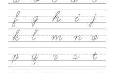 Worksheets : Alphabet Handwriting Practice Free Kindergarten