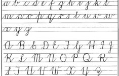 Worksheets : Cursive Writing Worksheets Alphabet Letter