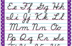 Worksheets : Teacher Created Resources Cursive Chart Multi