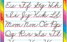 Worksheets : Trend Enterprises Inc Cursive Alphabet Zaner