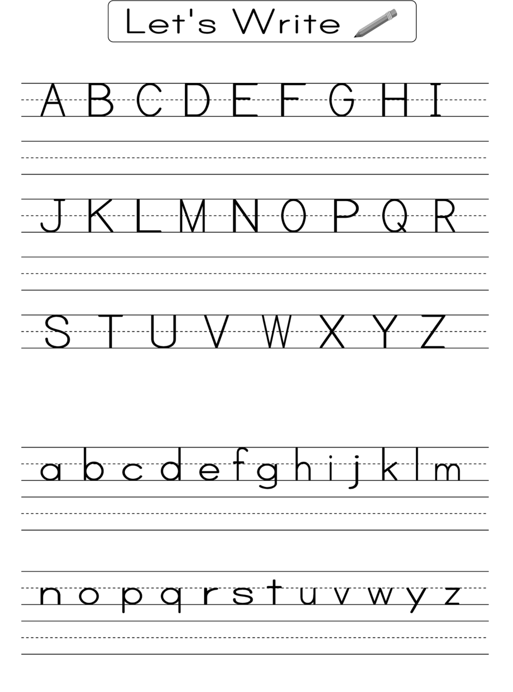 Worksheet For Kindergarten Letter I