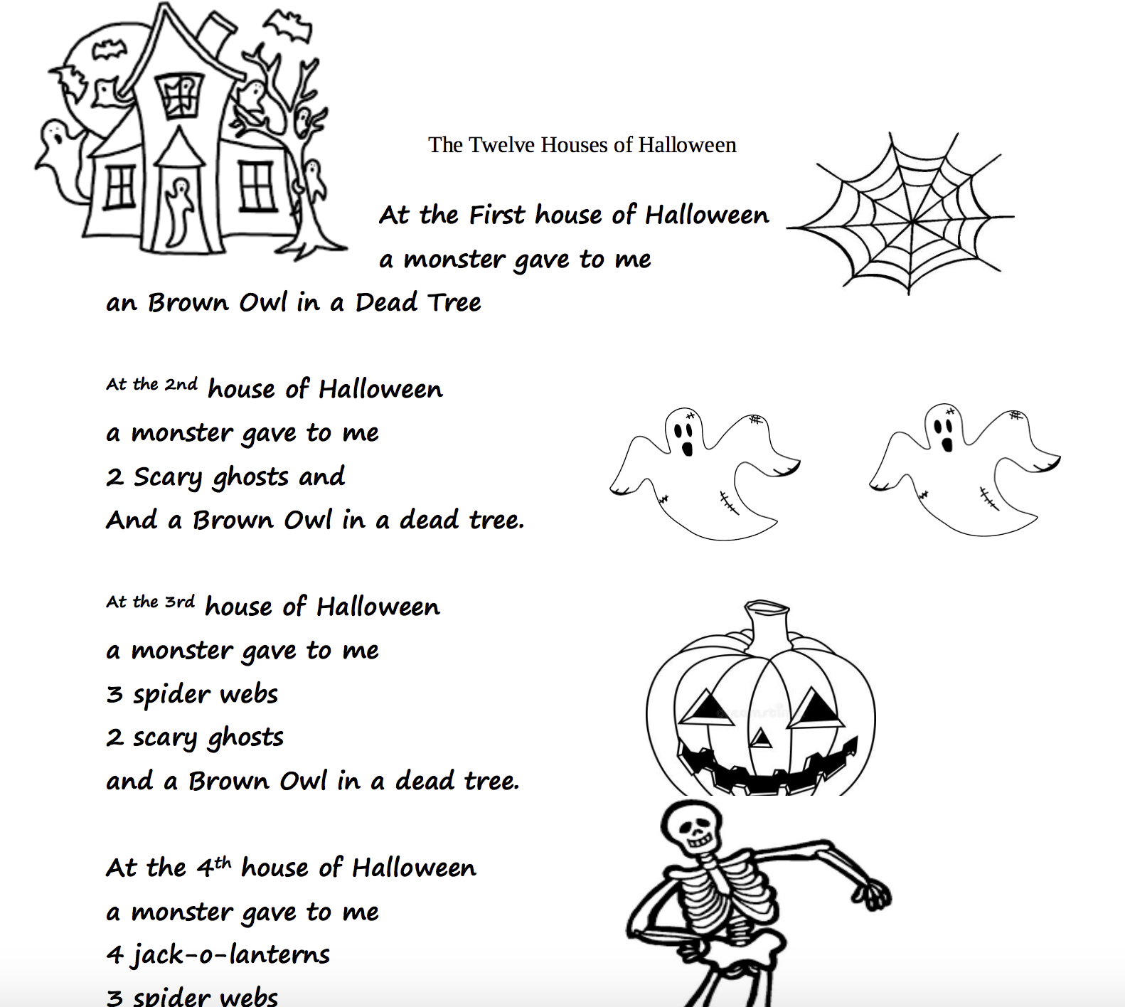 Halloween Printable Activity Sheets