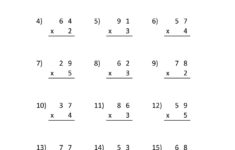 3 Digit2 Digit Multiplication Worksheets Pdf Numbers 2