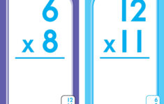 3Rd, 4Th And 5Th Grade | Multiplication Flash Cards 0-12