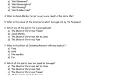 A Christmas Carol Quiz - English Esl Worksheets For Distance