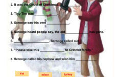 A Christmas Carol Story Interactive Worksheet