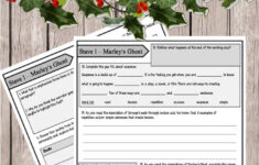 A Christmas Carol Worksheets (Chapter 1) | Christmas Carol