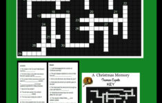 A Christmas Memorytruman Capote Crossword With Key