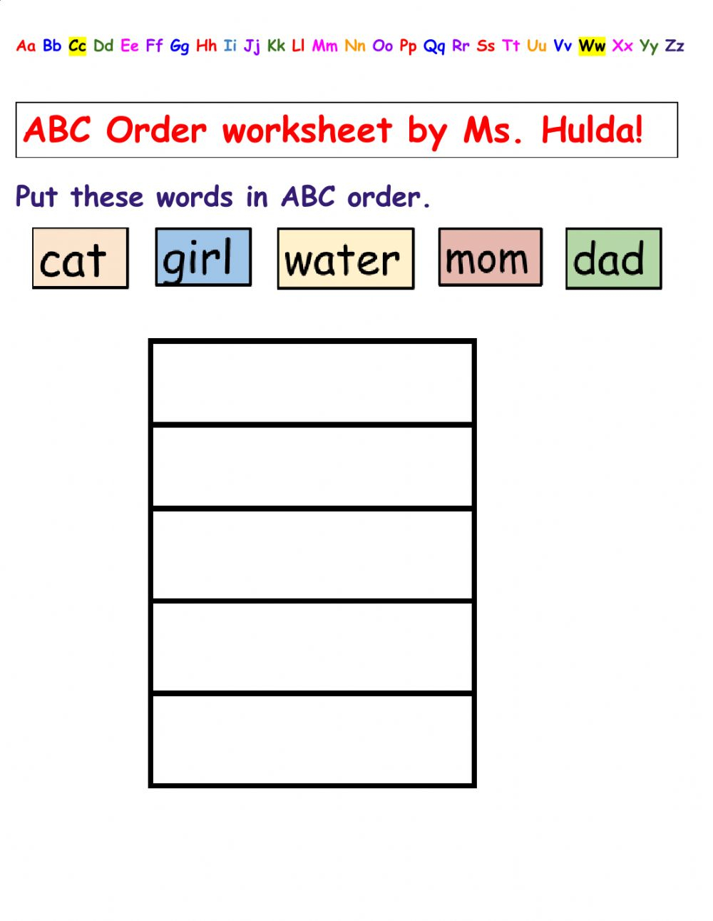 abc order halloween worksheets alphabetworksheetsfreecom