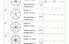 Adding Fractions With Like Denominators Worksheets