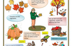 Autumn English Esl Worksheets For Distance Learning And