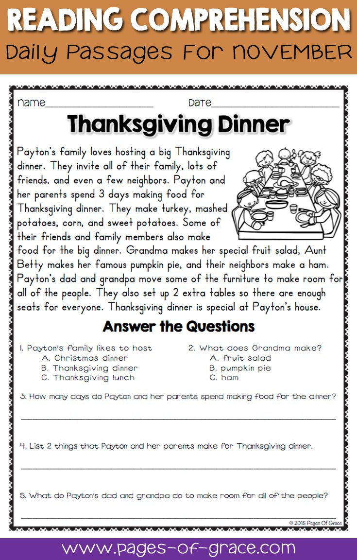 free 5th grade christmas reading comprehension worksheets