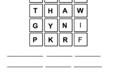 Boggle Word Game Practice | K5 Worksheets | Word Puzzles For