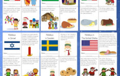 Christmas Around The World Unit. Complete With Printable