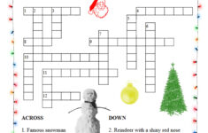 Christmas Crossword Puzzles - Best Coloring Pages For Kids