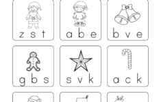 Christmas Phonics Worksheet - Free Kindergarten Holiday