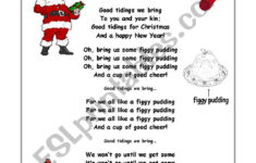 Christmas Song: We Wish You A Merry Christmas - Esl