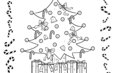 Christmas Tree Coloring Worksheet - Free Colornumber