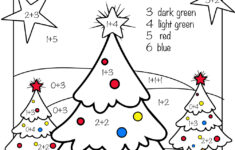 Christmas Tree Math Addition Worksheet | Woo! Jr. Kids