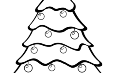 Christmas Tree With Ornaments | Print. Color. Fun! Free