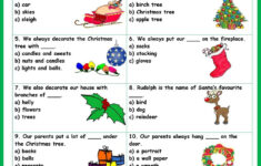 Christmas Vocabulary Quiz | Christmas Worksheets, Vocabulary