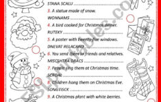 Christmas Word Scramble - Esl Worksheetchiaretta