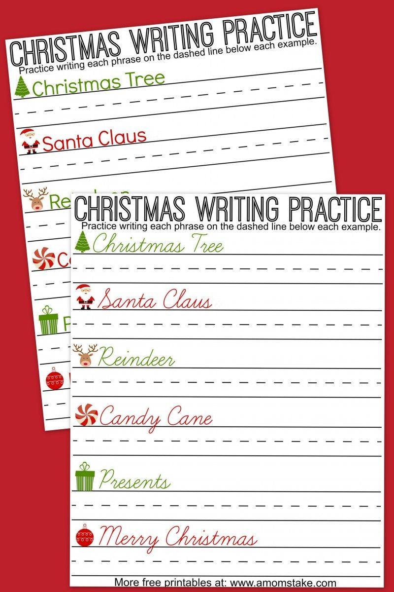 Christmas Cursive Worksheets AlphabetWorksheetsFree