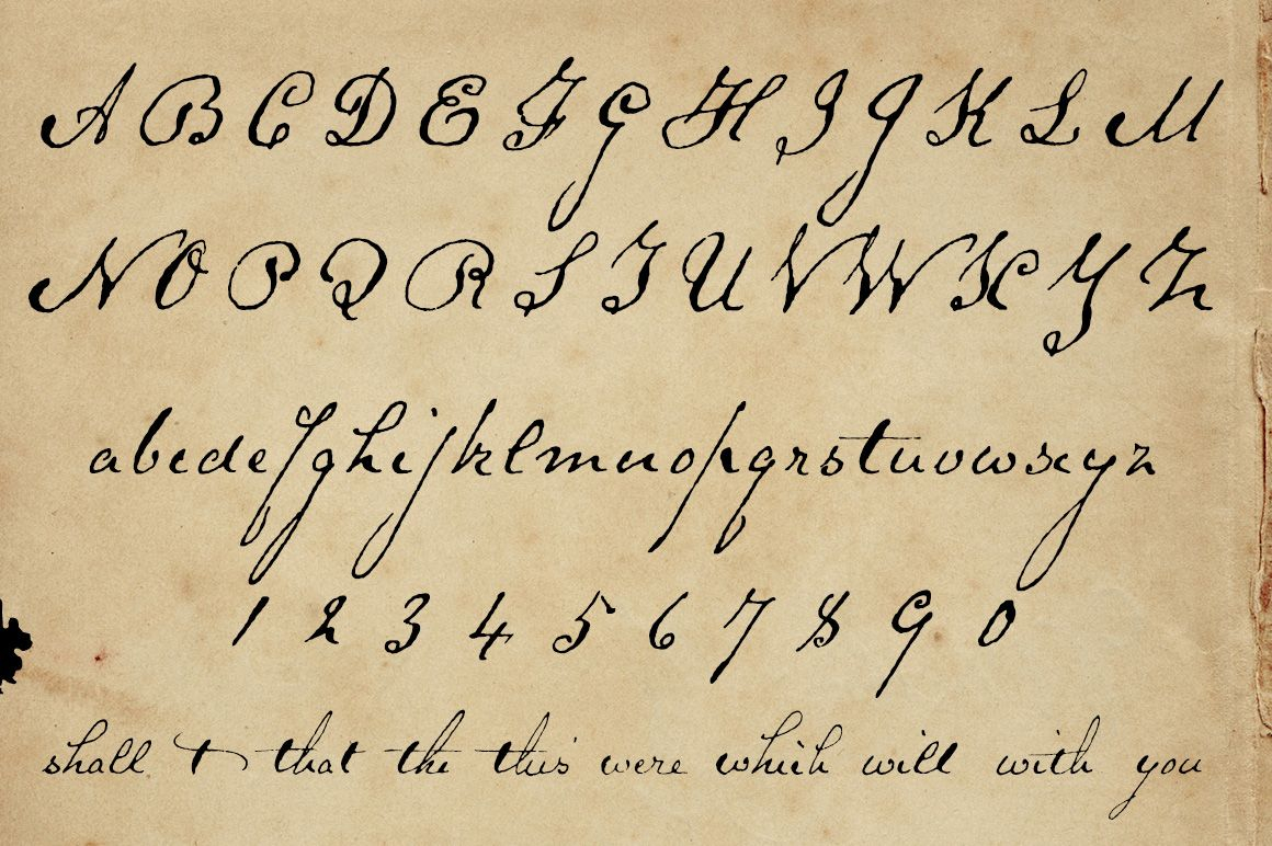 Cursive Alphabet 1800s AlphabetWorksheetsFree