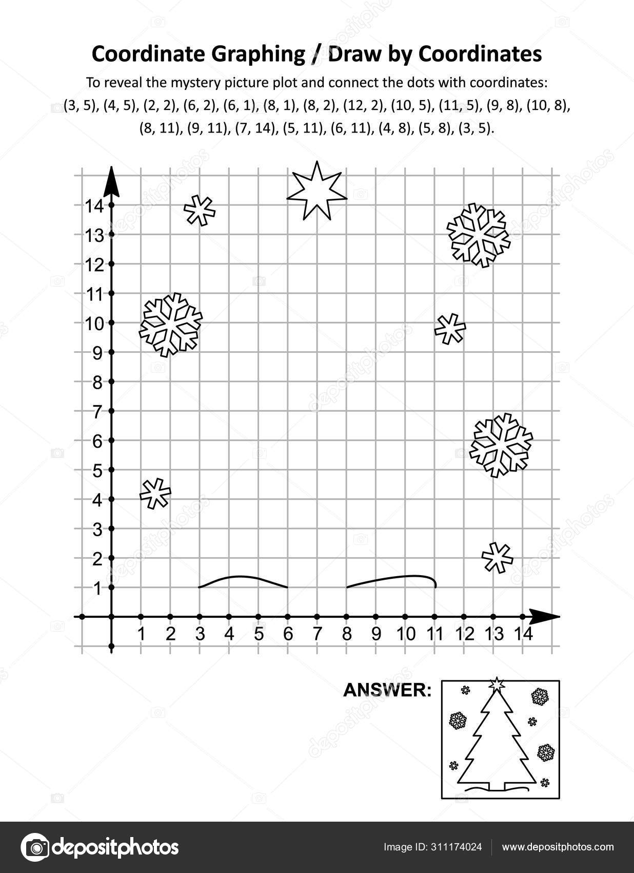 Christmas Coordinates Worksheets 2666