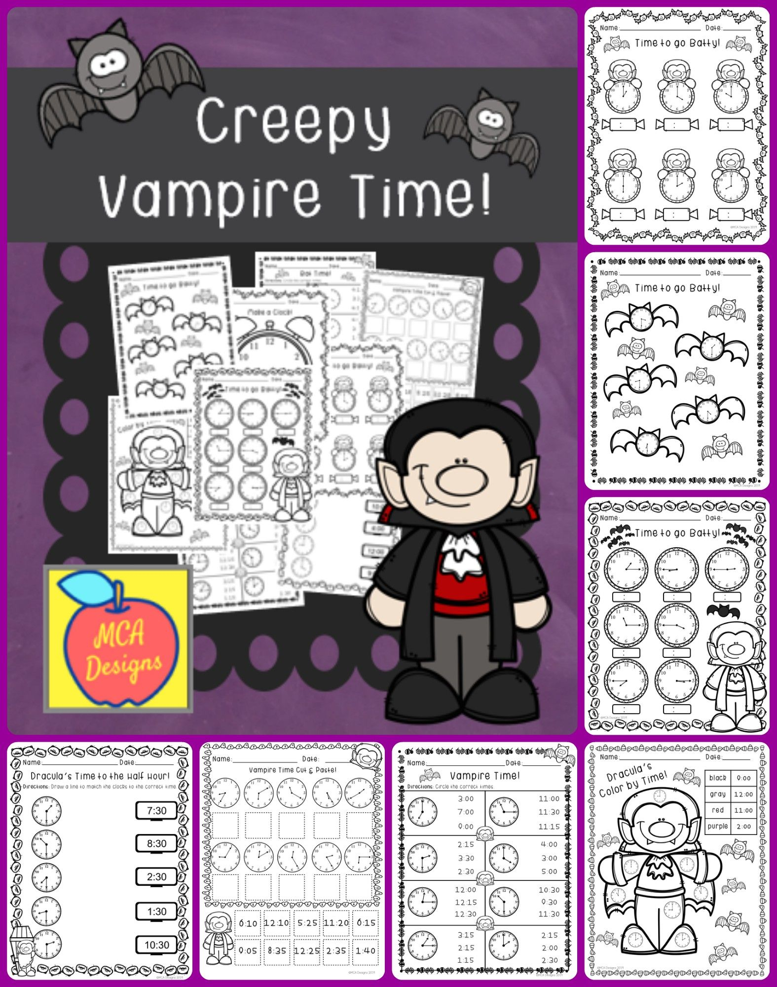 What Do Vampires Do On Halloween Math Worksheet AlphabetWorksheetsFree
