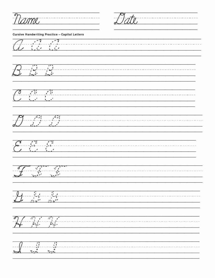 Cursive Handwriting Practice For Adults – Nilekayakclub ...