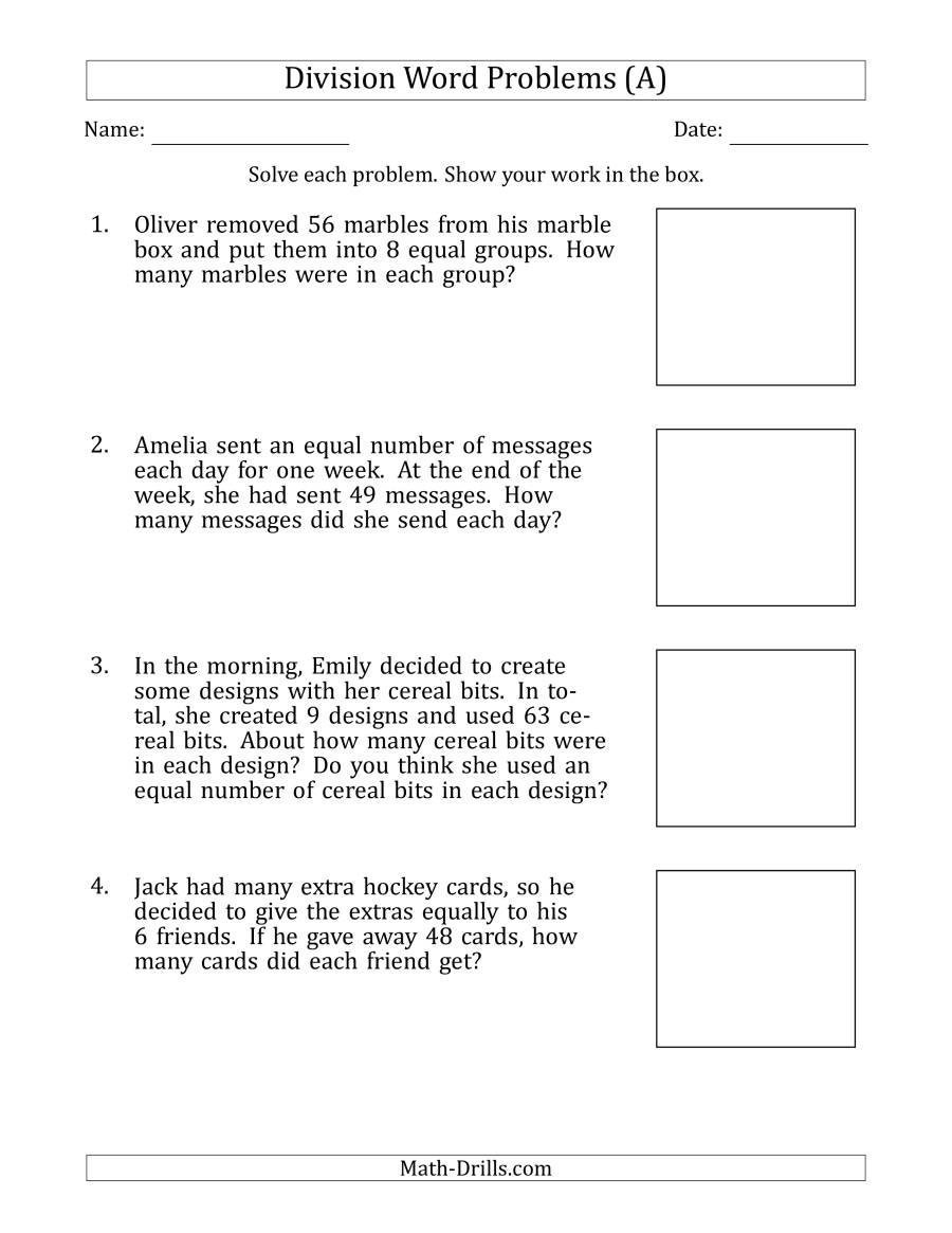 Decimal Multiplication And Division Word Problems Worksheets 